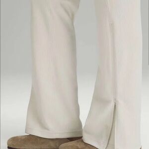 Lululemon atheltica rib zip flares